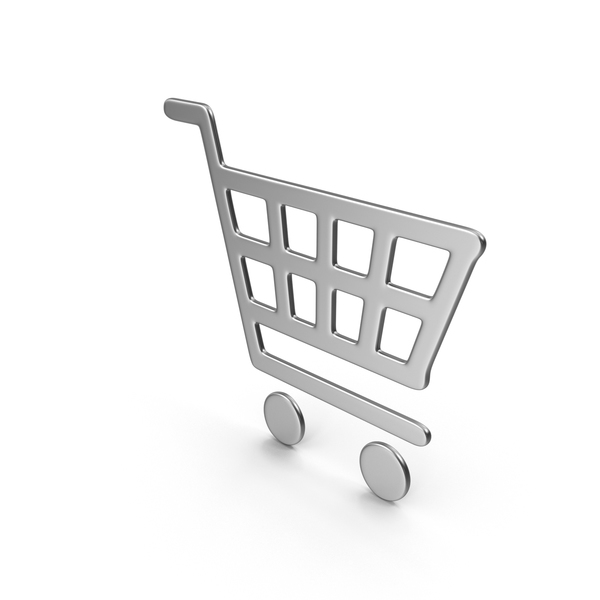 Silver Shopping Basket Icon PNG & PSD Images