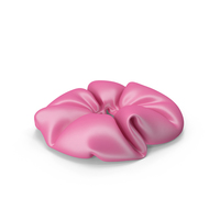 Hair Scrunchie Pink PNG & PSD Images