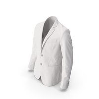 Men's Blazer White PNG & PSD Images