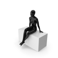 Female Mannequin Black PNG & PSD Images
