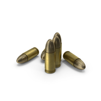 9x19 Parabellum Cartridge PNG & PSD Images