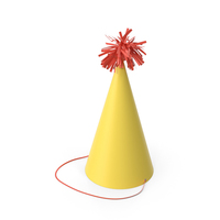 Party Hat Yellow PNG & PSD Images