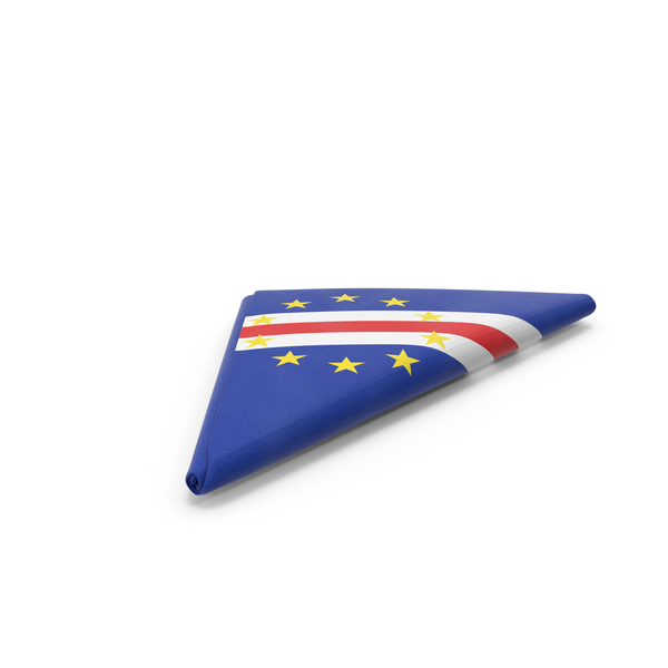 Flag Folded Triangle Cape  Verde PNG & PSD Images