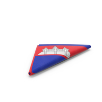 Flag Folded Triangle Cambodia PNG & PSD Images