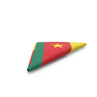 Flag Folded Triangle Cameroon PNG & PSD Images