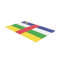 Flag Laying Pose Central African Republic PNG & PSD Images