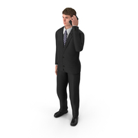 Businessman John Talking On The Phone PNG & PSD Images