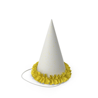 Party Hat with Yellow Grill PNG & PSD Images