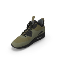 Men's Sneakers Green PNG & PSD Images