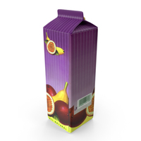 Passion Fruit Juice Carton PNG & PSD Images
