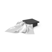 Black Box with Silk Fabric PNG & PSD Images