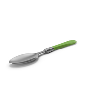 Green Handled Spoon PNG & PSD Images