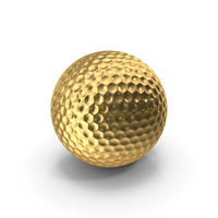 Golf Ball Gold PNG & PSD Images