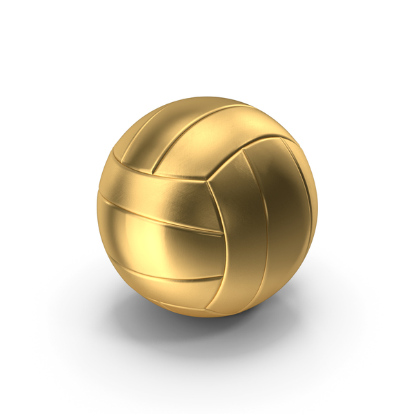 Volleyball Ball Gold PNG & PSD Images