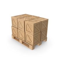 Pallet And Cargo Boxes PNG & PSD Images