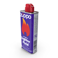 Used 1996 Zippo Lighter Fluid 125ml PNG & PSD Images