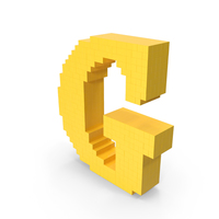 Pixel Art Letter G PNG & PSD Images