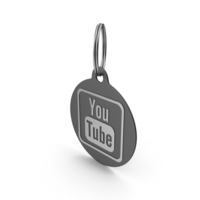 Keychains Youtube Logo Icon PNG & PSD Images