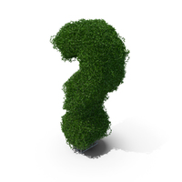 Boxwood Question Mark PNG & PSD Images