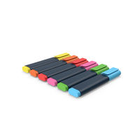 Colored Highlighters PNG & PSD Images