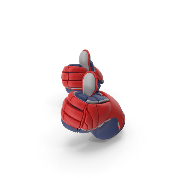 Thumbs Up Hockey Gloves PNG & PSD Images
