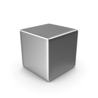 Chrome Cube PNG & PSD Images