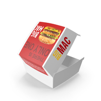 McDonald's Big Mac Box PNG & PSD Images