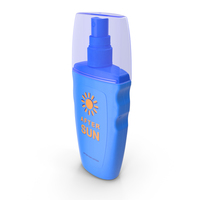 After Sun Lotion Spray Bottle PNG & PSD Images