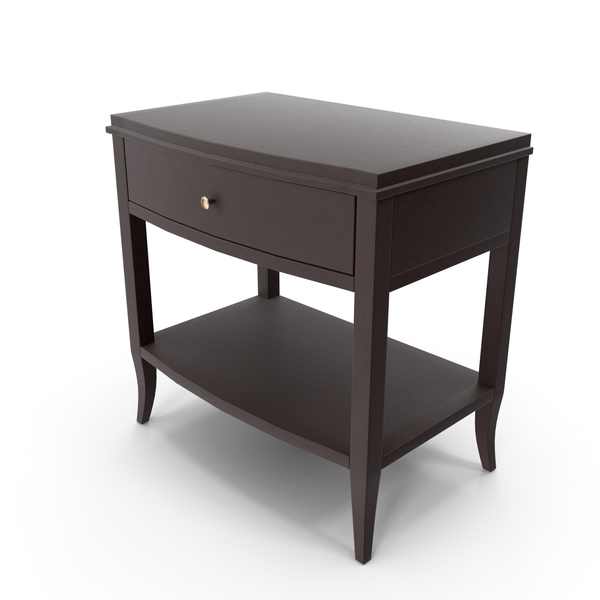 Colette Espresso Nightstand PNG & PSD Images