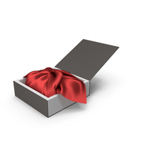 Wrapping Red Cloth Gift Packaging Box PNG & PSD Images