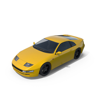 Sport Car  Yellow PNG & PSD Images