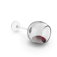 Spilled Red Wine Glass PNG & PSD Images