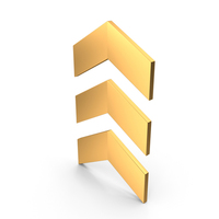 Arrow Symbol Gold PNG & PSD Images