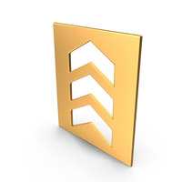 Arrow Symbol Gold PNG & PSD Images