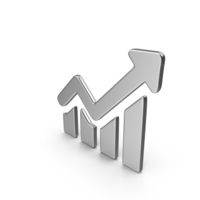 Growing Graph Symbol PNG & PSD Images