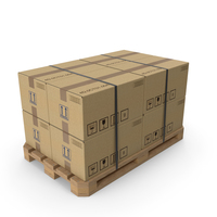 Cardboard Box Pallet PNG & PSD Images
