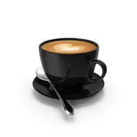 Latte Art Heart PNG & PSD Images