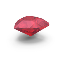 Diamond Heart Cut Ruby PNG & PSD Images