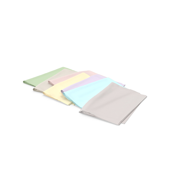 Multicolored Fabric Stack PNG & PSD Images