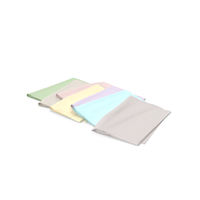 Multicolored Fabric Stack PNG & PSD Images