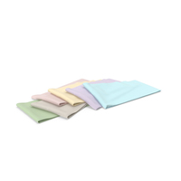 Multi Colored Folded Fabrics PNG & PSD Images