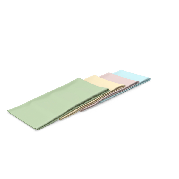 Multi Colored Folded Fabrics PNG & PSD Images