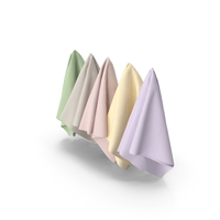 Multi Colored Hanging Fabrics PNG & PSD Images