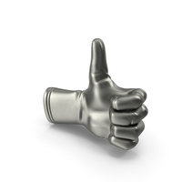 Metalic Glove Thumb Up PNG & PSD Images