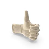 Suede Glove Thumb Up PNG & PSD Images