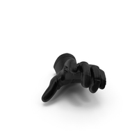 Black Leather Glove Reaching PNG & PSD Images