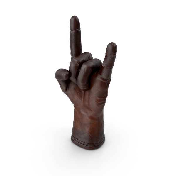 Leather Glove Rock N Roll Gesture PNG & PSD Images