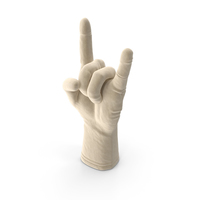 Suede Glove Rock N Roll Gesture PNG & PSD Images