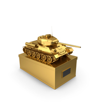 T-34-85 Gold Trophy PNG & PSD Images
