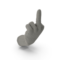 Jute Glove Giving the finger PNG & PSD Images